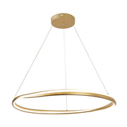 Pendente led Euni Odi 80cm - 75W 3000K 5.625lm - Dourado Fosco