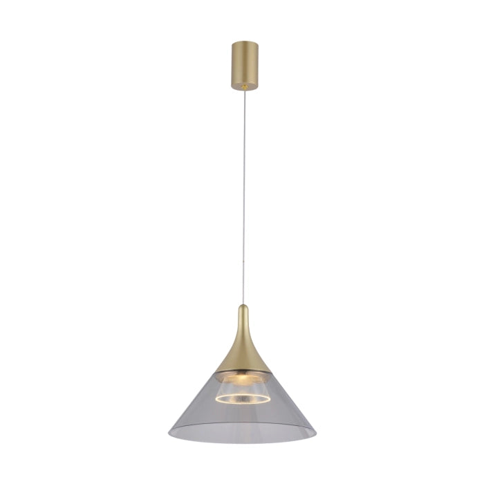 Pendente led Thom - 7w 3000K 490lm - Dourado