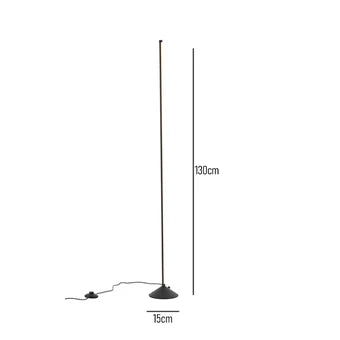 Luminároa led de chão Alor 24w - Preto