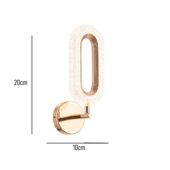 Arandela Led Cetus 8W - Dourado brilho