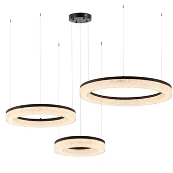 Pendente Led Kiwo 192W - Preto