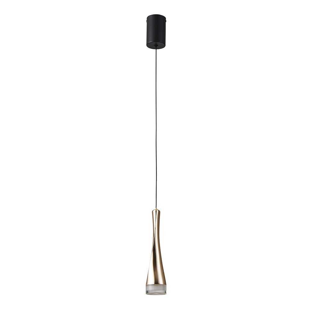 Pendente led Noet - 5W 3000K 375lm - Dourado fosco