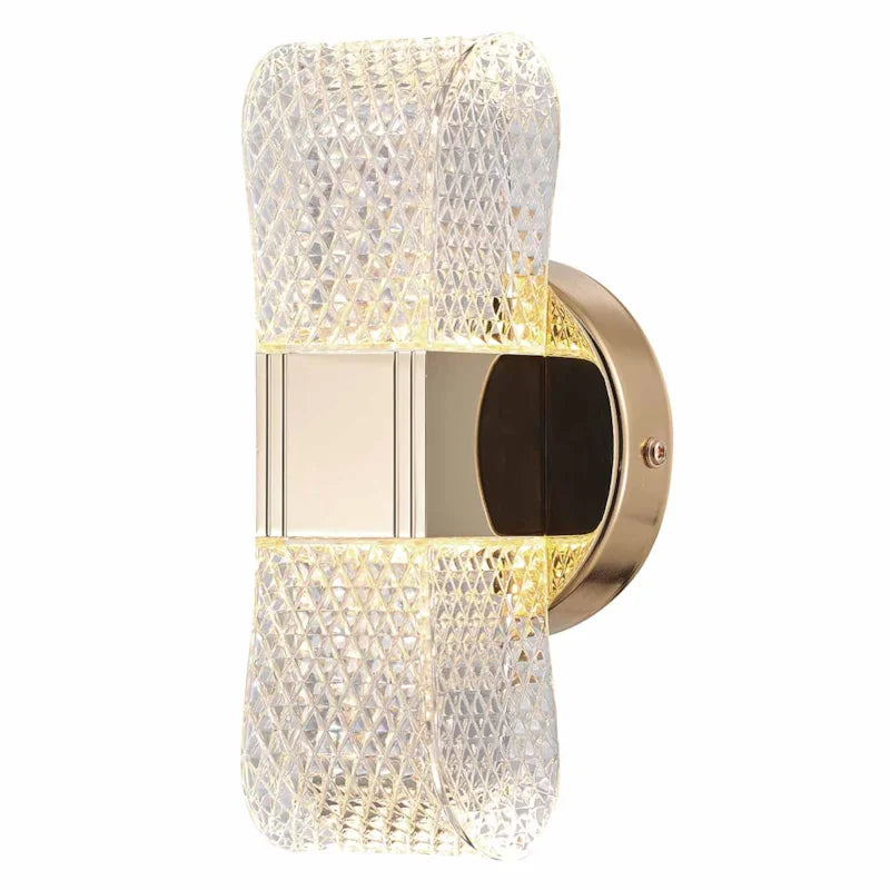 Arandela Led Bosona 8W - Dourado brilho