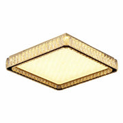 Plafon Led Quadrado Toliman 48W - Dourado