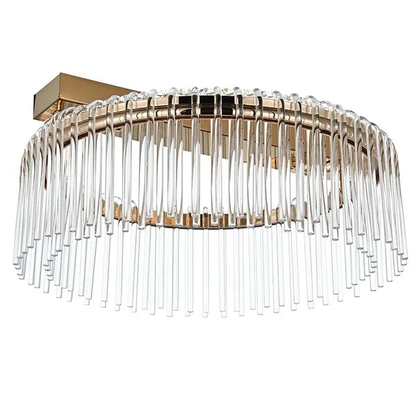Plafon led Gouli 50cm 32W 2700k - Ouro brilho