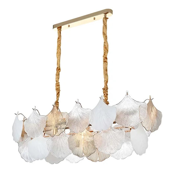 Pendente Mushe Ori 90cm 11*E14 - Ouro brilho