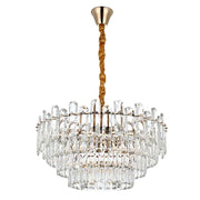 Pendente Cristal Koine  Ø80CM  15*E14 | Ouro brilho