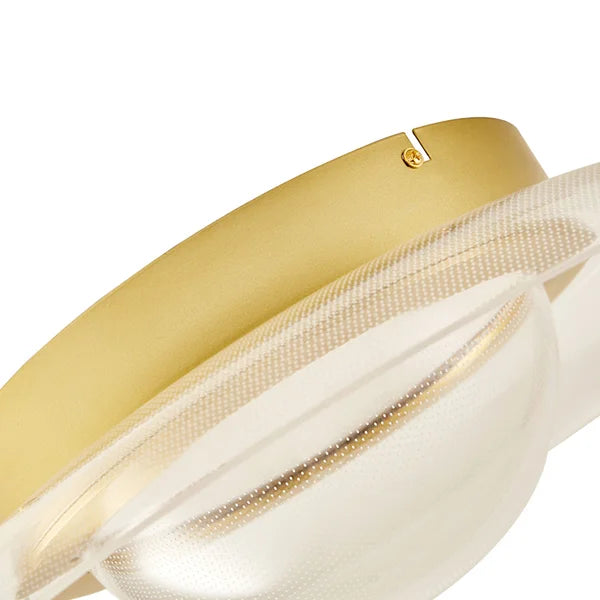 Plafon led Arki 55CM 40W 2700K - Dourado fosco