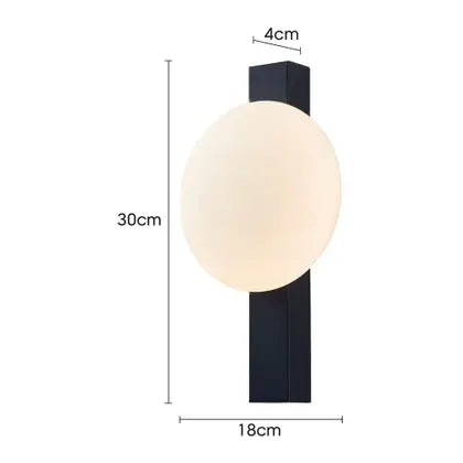 Arandela led Visa 6W - Preto