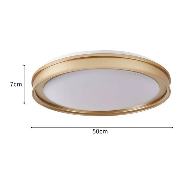 Plafon led Glyn- 50CM 32W 3K/4K/6,5K - Dourado