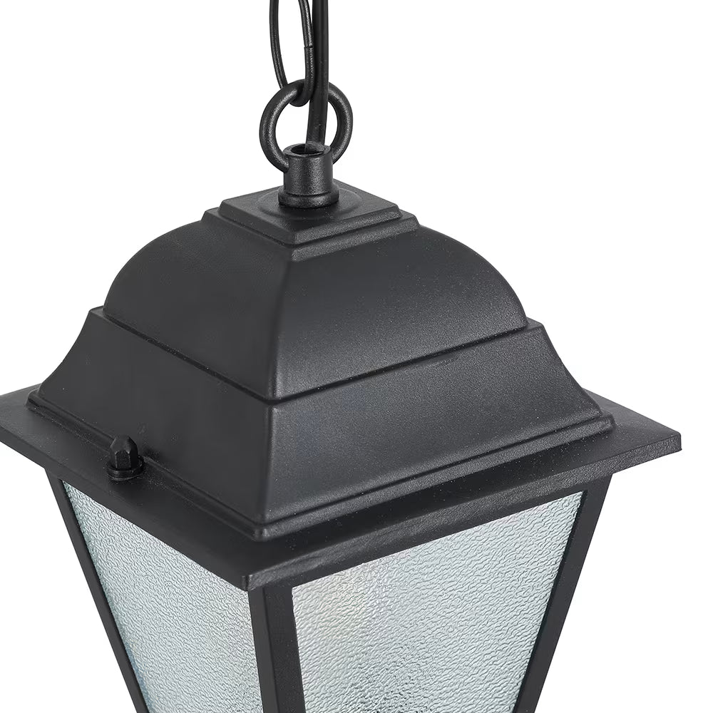 Pendente Colonial Lanteri 31.5CM IP65 - Preto