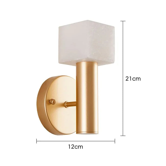 Arandela Dufi G9 - Ouro Champagne Marmore