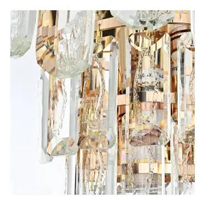 Arandela Cristal Koine 2*E14 - Ouro brilho