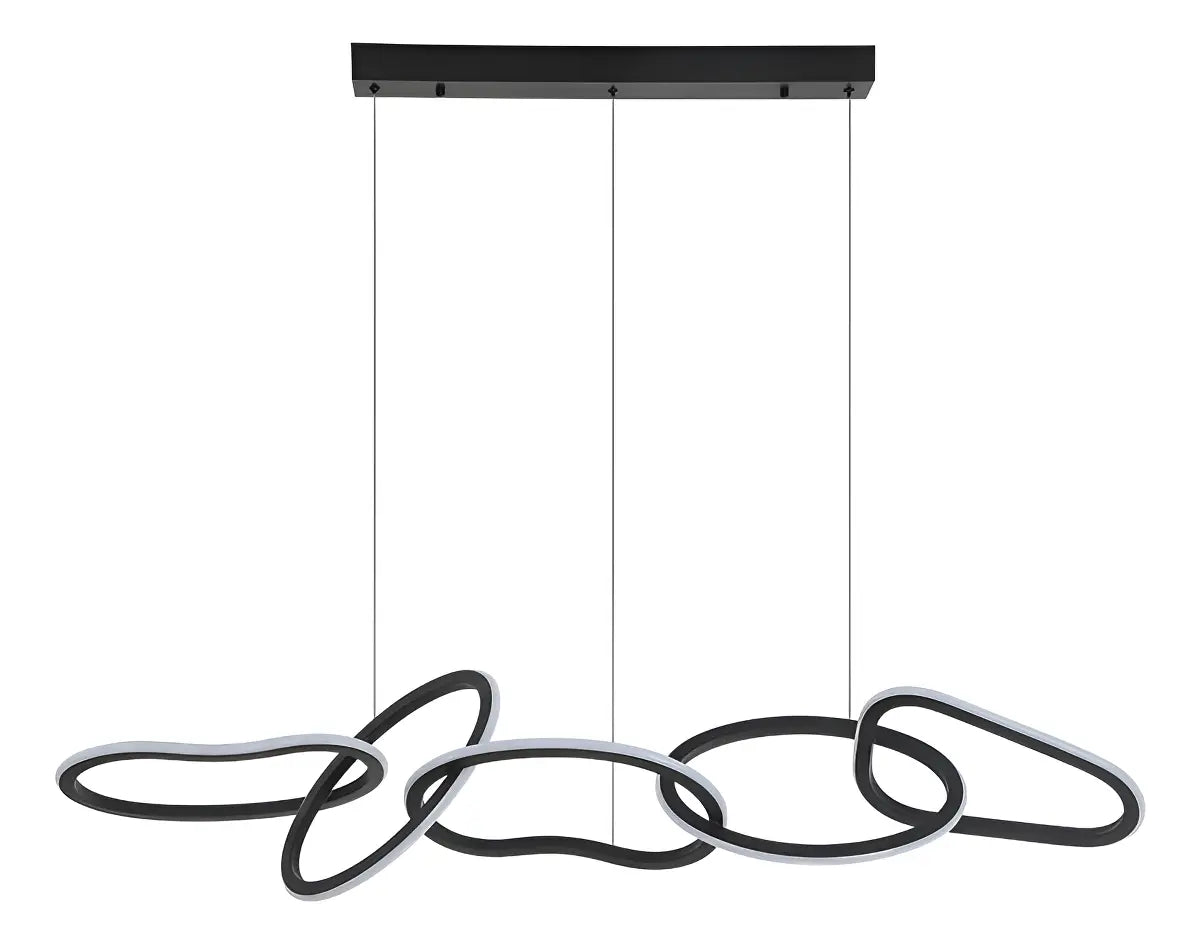 Pendente led Zena - 67W | 5360lm | 3.000K | 100-240V - Preto