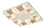 Plafon Led Neyl 84W - Dourado