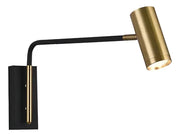Arandela led Kastra 5W - Preto/Dourado