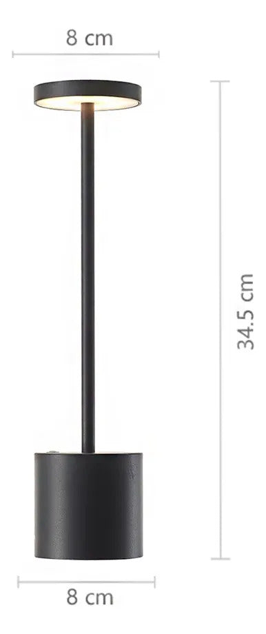 Abajur de mesa Dren 1w - Preto