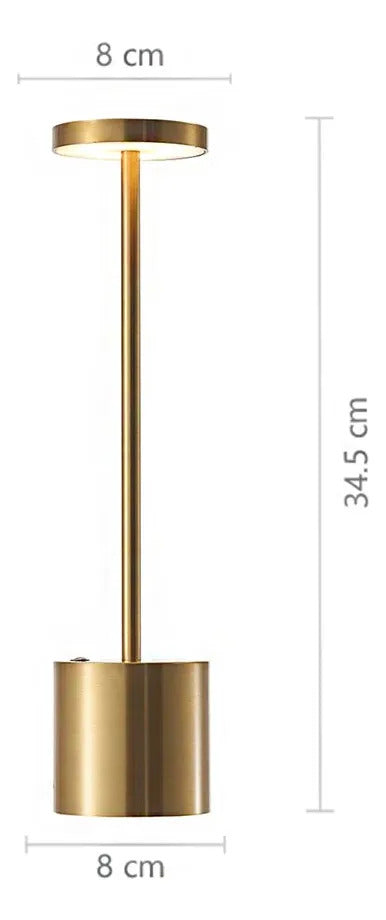 Abajur de mesa Dren 1w - Dourado