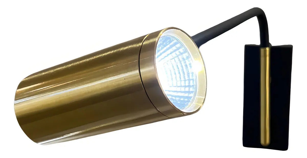 Arandela led Kastra 5W - Preto/Dourado