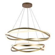 Pendente led Euni 2 Mód. - 135W 3000K 10.125lm -  Dourado