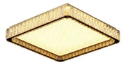 Plafon led quadrado Toliman 77W - Dourado