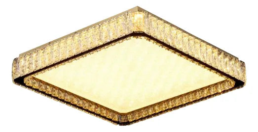 Plafon led quadrado Toliman 77W - Dourado