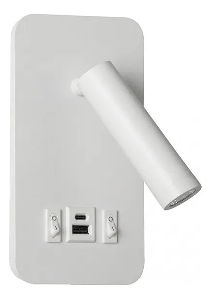 Arandela led retangular Dalo 9W + 3W
