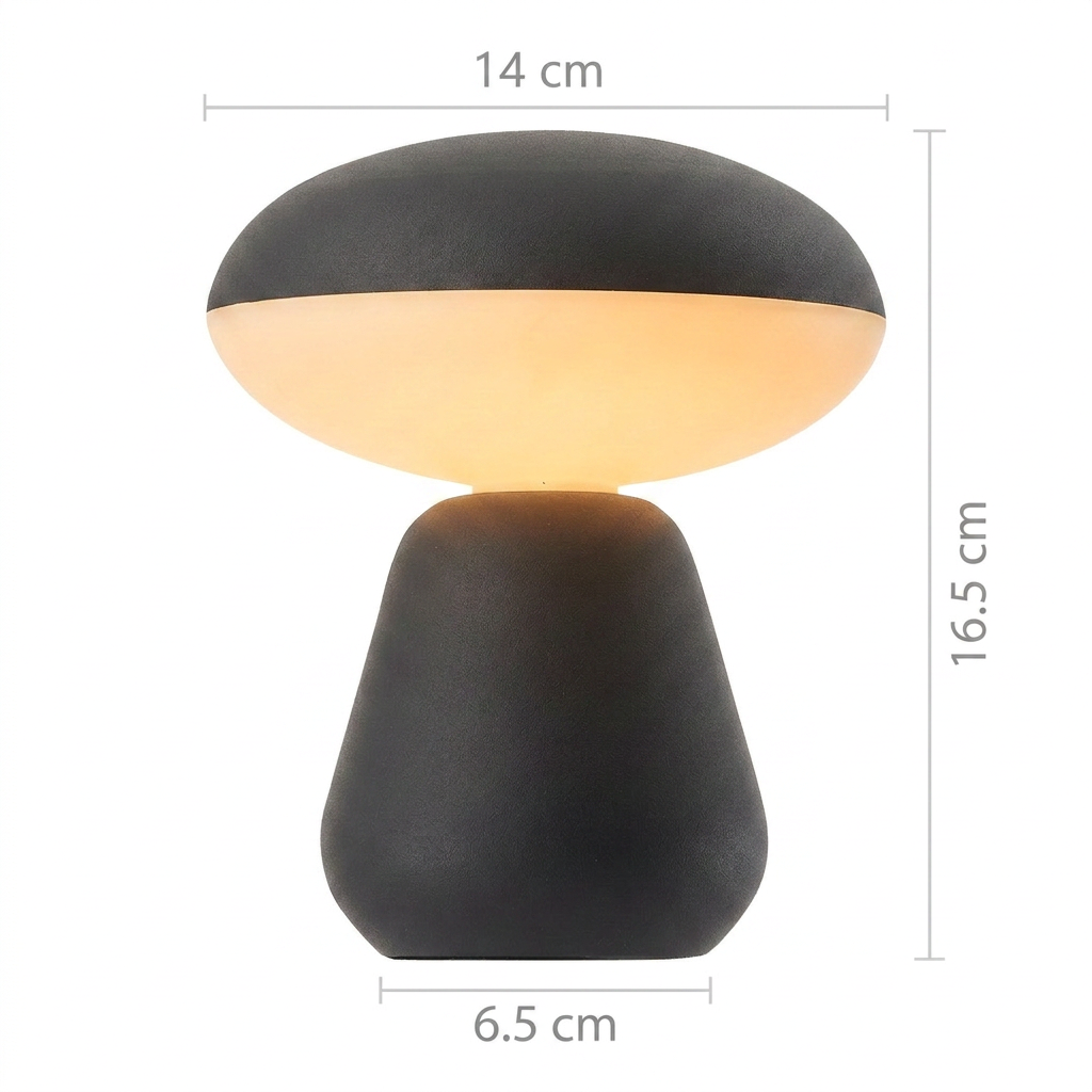 Luminária de Mesa LED Abajur Thor 16,5cm 1W Multicolor 3000K/6500K 60LM Preto - Astraled
