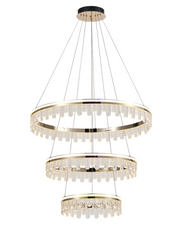 Pendente Led Ankaa 228W - Dourado brilho