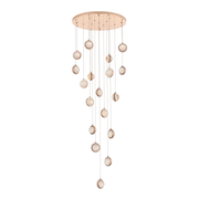 Pendente Led Astrobell 108W - Dourado brilho