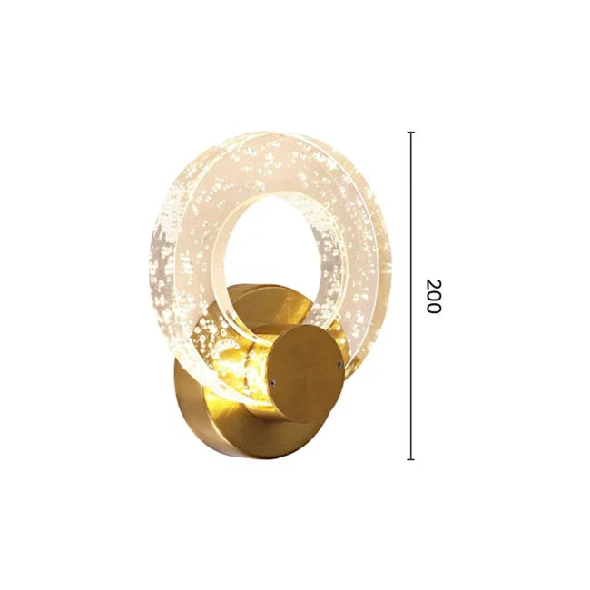 Arandela led Bentley 4W - Dourado