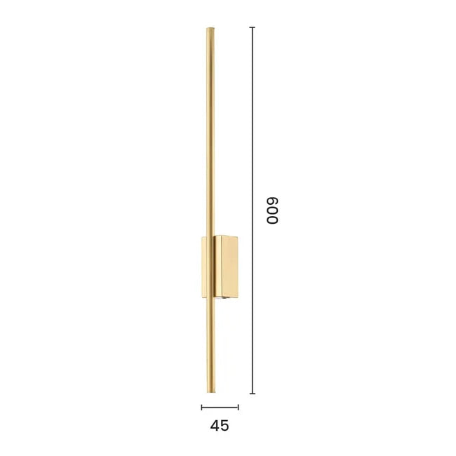 Arandela led Herbig 12W - Dourado