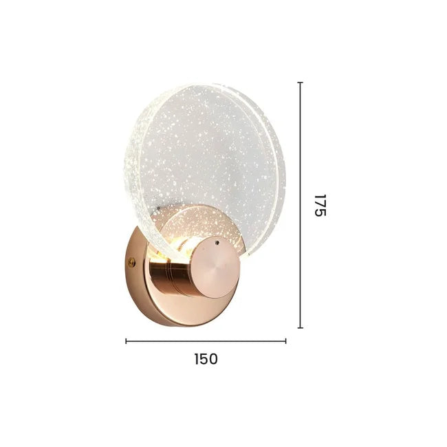 Arandela Led Pleione 4W - Dourado brilho