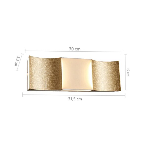 Arandela Led Neyl 16W - Dourado