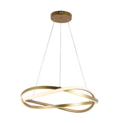 Pendente led Euni Odi 60cm - 58W 3000K 4350lm - Dourado