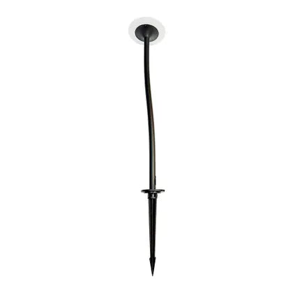 Luminária Led p/ Jardim Pilze 8UN/KIT 3000K - Preto