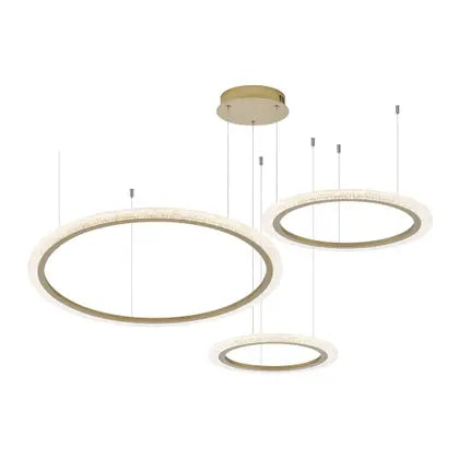 Pendente Led Aspectral 112W -Dourado