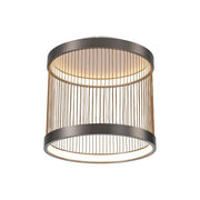Plafon led Beys 41CM 40W 3000K - Dourado/ Cinza