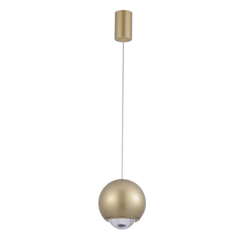 Pendente led Muna - 7W 3000K 350lm - Dourado
