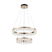 Pendente led Mintaka 120w - Dourado brilho