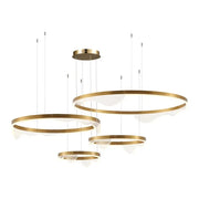 Pendente led Lomy 134W - Dourado
