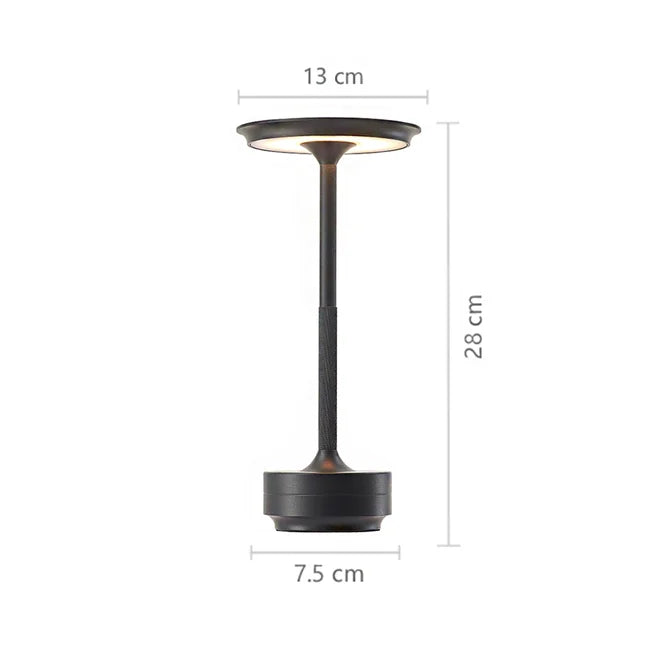 Abajur  de mesa Ryla 2w - Preto