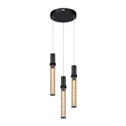 Pendente led Nyla 3 mod - Preto