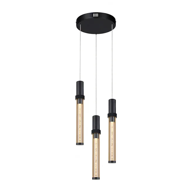 Pendente led Nyla 3 mod - Preto