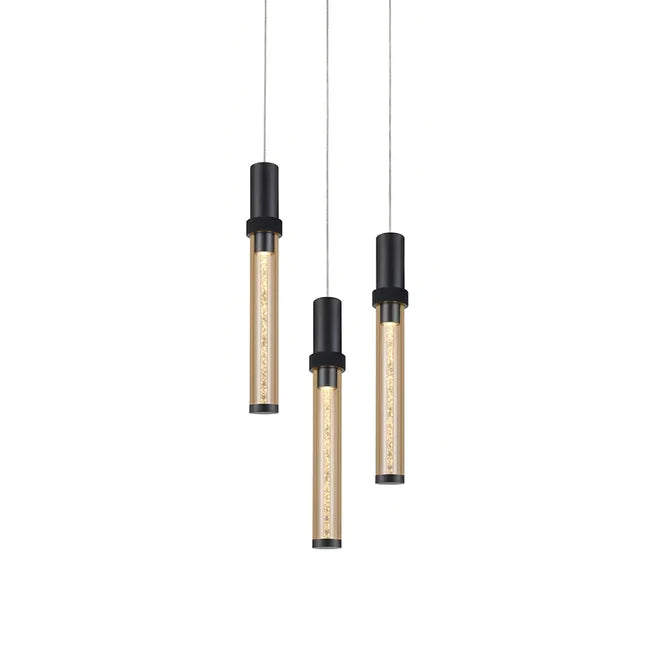 Pendente led Nyla 3 mod - Preto