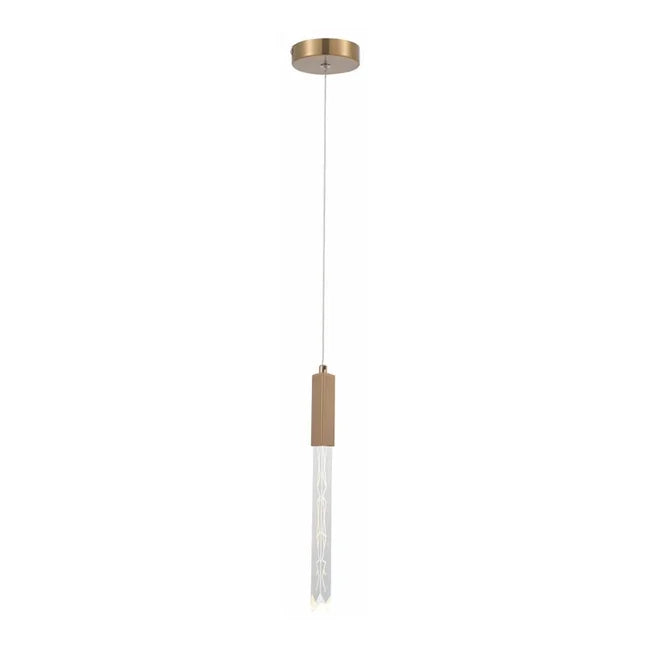Pendente Led Skat 3W - Dourado