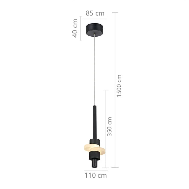 Pendente LED Tyra - Preto