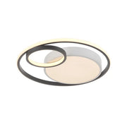 Plafon led Kavier 72W - Preto e branco