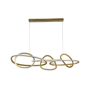 Pendente led Jeda - 83W | 6640lm | 3.000K | 100-240V - Ouro champagne