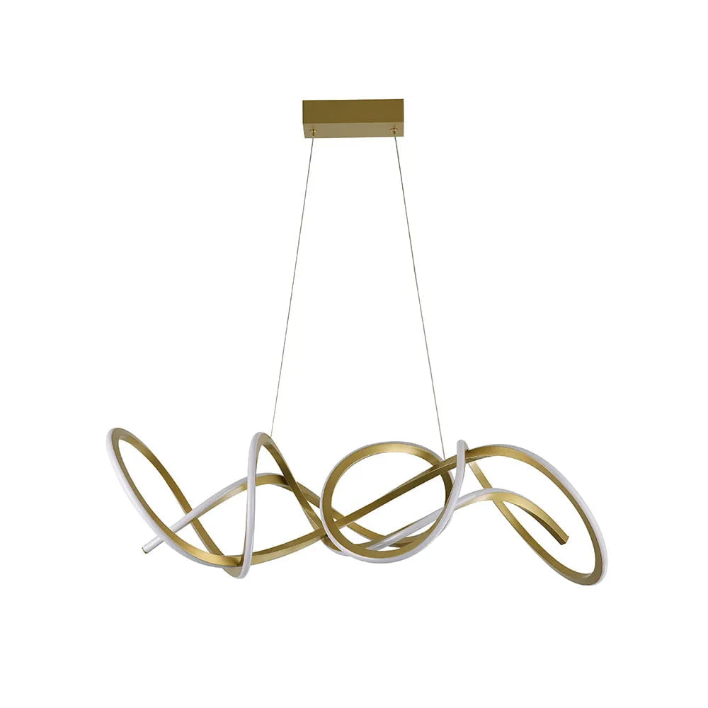 Pendente led Wyna -  79W | 6320lm | 3.000K | 100-240V - Ouro champagne